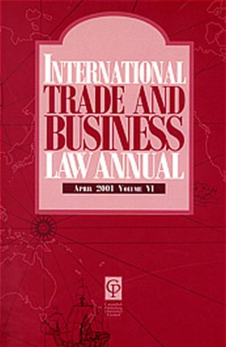 International Trade and Business Law Annual