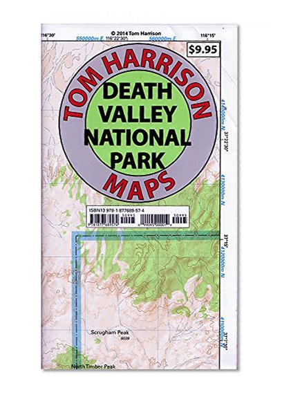Book Cover Death Valley National Park Recreation Map