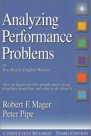 Book Cover Analyzing Performance Problems: Or, You Really Oughta Wanna--How to Figure out Why People Aren't Doing What They Should Be, and What to do About It