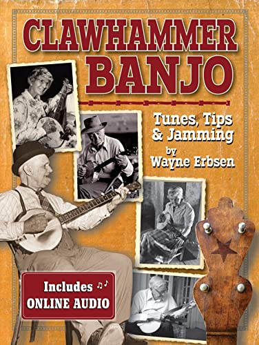Book Cover Clawhammer Banjo ~ Tunes, Tips & Jamming (book & online audio)