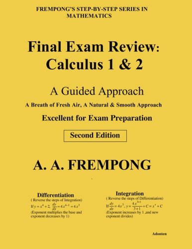 Final Exam Review: Calculus 1 & 2