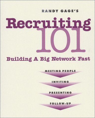 Book Cover Recruiting 101: Building a Big Network Fast