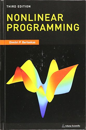 Book Cover Nonlinear Programming: 3rd Edition