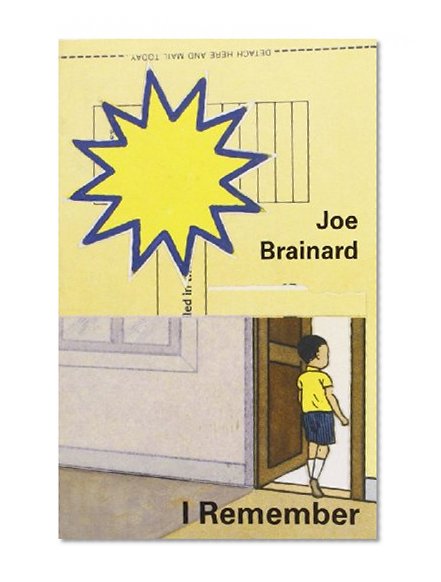 Book Cover Joe Brainard: I Remember