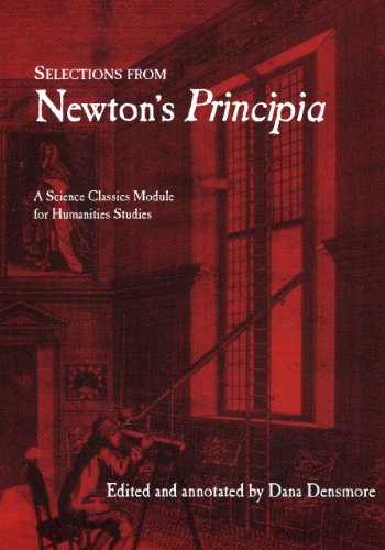 Book Cover Selections from Newton's Principia
