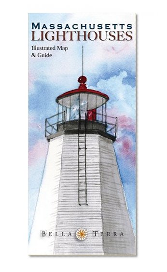 Massachusetts Lighthouses: Illustrated Map & Guide