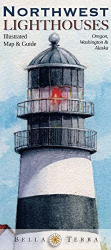 Northwest Lighthouses: Illustrated Map & Guide