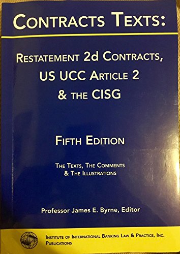 Book Cover CONTRACTS TEXTS:RESTATEMENT 2D CONTRCT