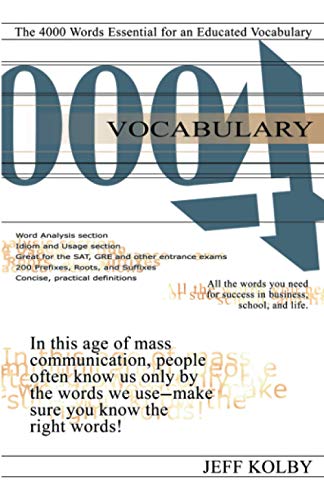 Book Cover Vocabulary 4000