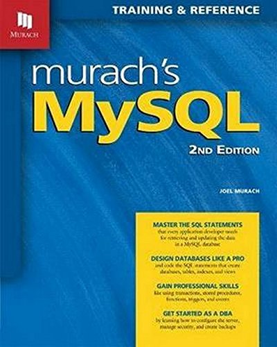 Book Cover Murach's MySQL, 2nd Edition