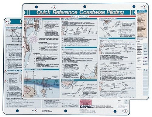 Book Cover Davis Instruments Coastwise Piloting Quick Reference Card