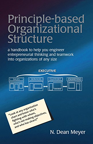 Book Cover Principle-based Organizational Structure: a handbook to help you engineer entrepreneurial thinking and teamwork into organizations of any size