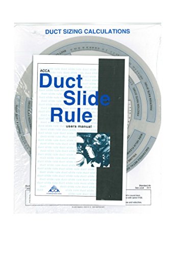 Book Cover Duct Calculation Slide Rule