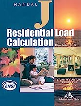 Book Cover Residential Load Calculation Manual J®, Eighth Edition, Version 2.50