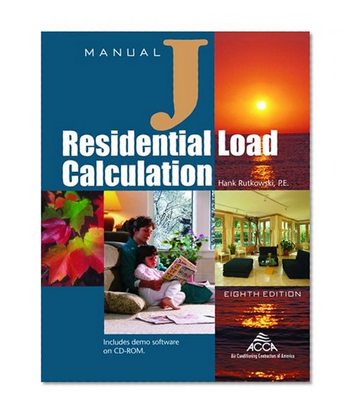 Book Cover Manual J Residential Load Calculation (8th Edition - Full)