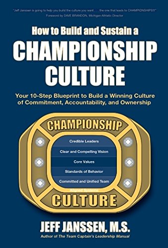 Book Cover How to Build and Sustain a Championship Culture