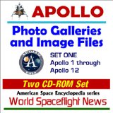 APOLLO Photo Galleries and Image Files - Set One: Apollo 1 through Apollo 12 (Two CD-ROM Set)