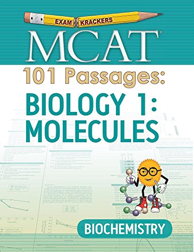 Book Cover Examkrackers MCAT 101 Passages: Biology 1: Molecules: Biochemistry