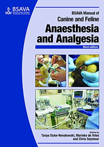 Book Cover BSAVA Manual of Canine and Feline Anaesthesia and Analgesia (BSAVA British Small Animal Veterinary Association)