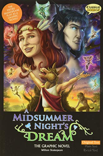 Book Cover A Midsummer Night's Dream The Graphic Novel: Original Text (Shakespeare Range)