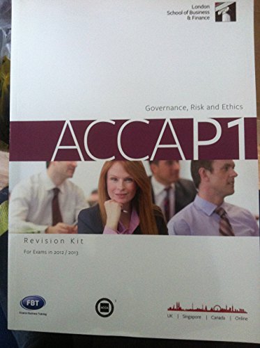 Professional Accountant: Revision Kit ACCA P1