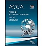 Accountant in Business: Revision Cards ACCA F1