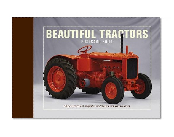 Beautiful Tractors Postcard Book