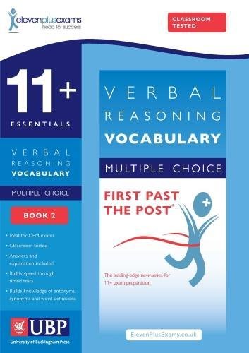 11+ Essentials Verbal Reasoning, Vocabulary for Cem Multiple Choice: Book 2