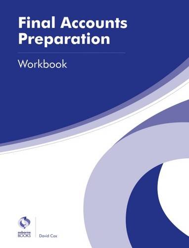 Book Cover Final Accounts Preparation Workbook (AAT Advanced Diploma in Accounting)