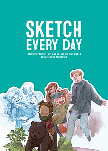 Book Cover Sketch Every Day: 100+ simple drawing exercises from Simone Grünewald