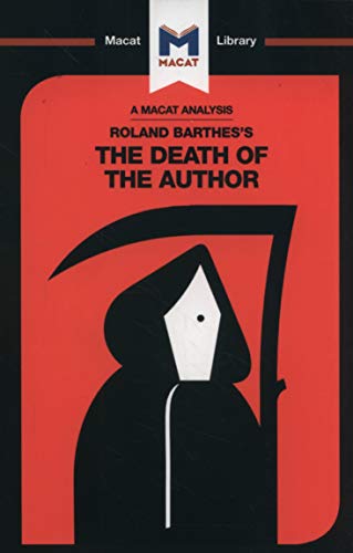 Book Cover Roland Barthes's The Death of the Author (The Macat Library)