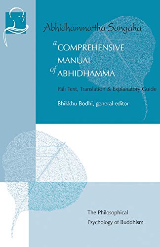 Book Cover A Comprehensive Manual of Abhidhamma