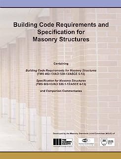 Book Cover Building Code Requirements and Specification for Masonry Structures (5-13 & 6-13)