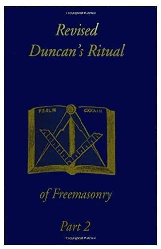 Book Cover Revised Duncan's Ritual Of Freemasonry Part 2