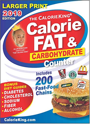 Book Cover CalorieKing 2019 Larger Print Calorie, Fat & Carbohydrate Counter