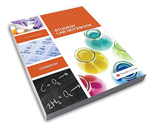 Book Cover Student Lab Notebook: 50 Top Bound Carbonless Duplicate Sets(cover may vary)
