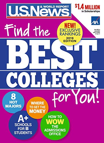 Book Cover Best Colleges 2019: Find the Best Colleges for You!