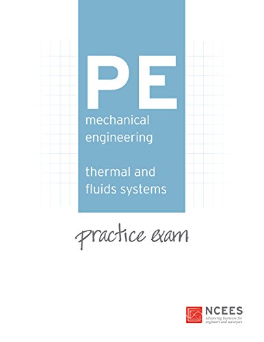 Book Cover PE Mechanical Engineering: Thermal and Fluids Systems Practice Exam