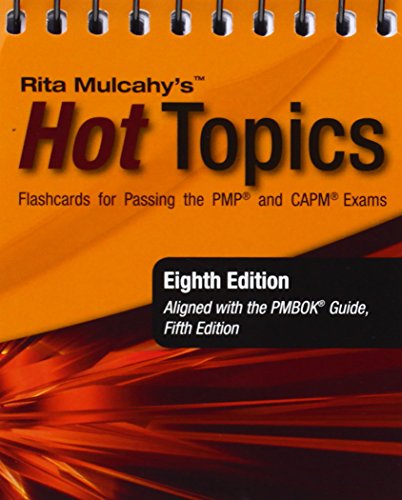 Book Cover Rita Mulcahy's Hot Topics Flashcards for Passing the PMP and CAPM Exams