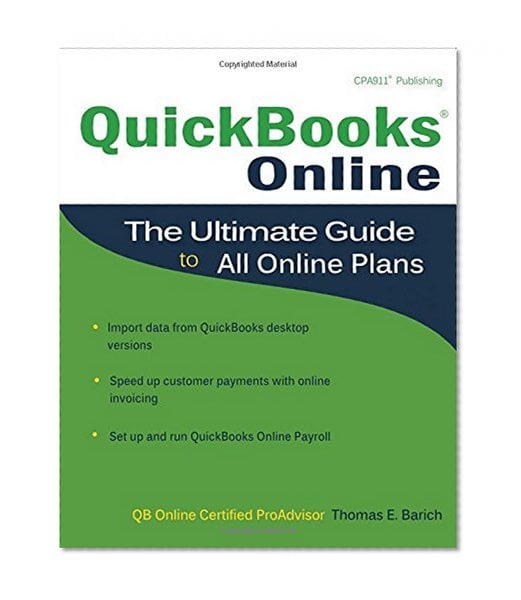 Book Cover QuickBooks Online: The Ultimate Guide to All Online Plans