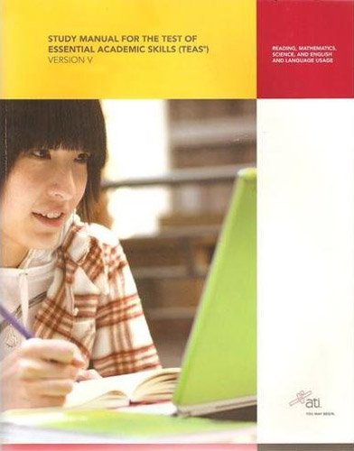 Book Cover Study Manual for the Test of Essential Academic Skills, Version 5: Reading, Mathematics, Science, English and Language Usage
