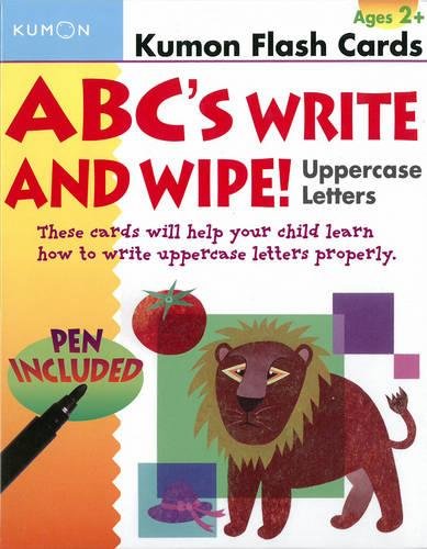 Book Cover ABCs Uppercase Write & Wipe Flash Cards (Kumon Flash Cards)