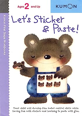 Book Cover Let's Sticker & Paste! (Kumon First Steps Workbooks)