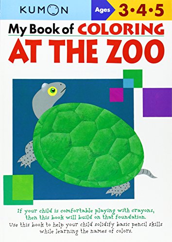 Book Cover My Book of Coloring: At the Zoo