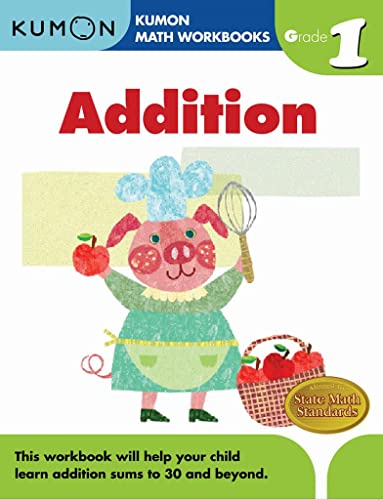 Book Cover Grade 1 Addition (Kumon Math Workbooks)