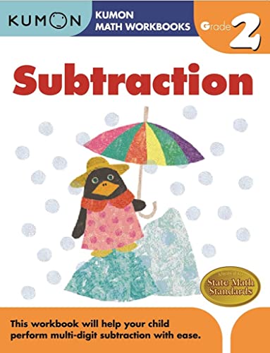 Book Cover Kumon Grade 2 Subtraction (Kumon Math Workbooks), Ages 7-8, 96 pages