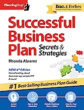 Book Cover Successful Business Plan: Secrets & Strategies (Planning Shop)