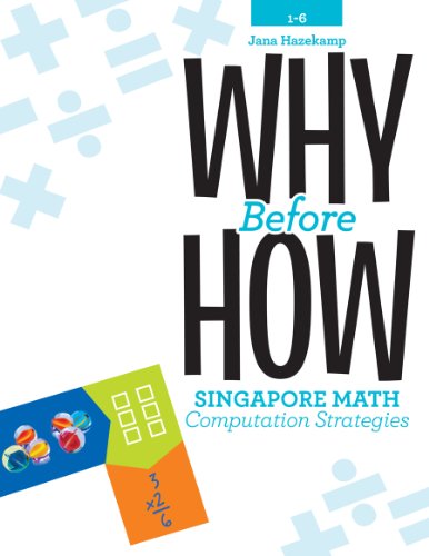 Book Cover Why Before How: Singapore Math Computation Strategies, Grades 1-6