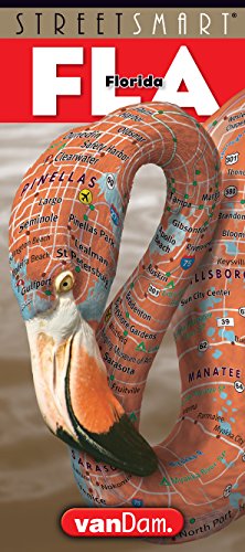 Book Cover StreetSmart® Florida Map by VanDam - Laminated pocket size State & Freeway Map to Florida complete with all attractions, sights, museums, hotels and ... Ft Myers  & Key West Details,  2020 Edition
