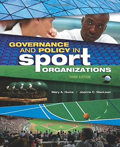 Book Cover Governance and Policy in Sport Organizations